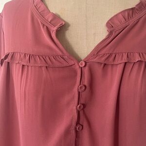 DR2 Rose Ruffle Blouse